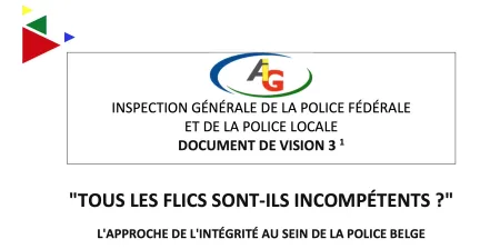 Tous les flics sont-ils incompétents? L'approche de l'intégrité au sein de la police belge