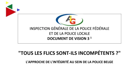 Tous les flics sont-ils incompétents? L'approche de l'intégrité au sein de la police belge